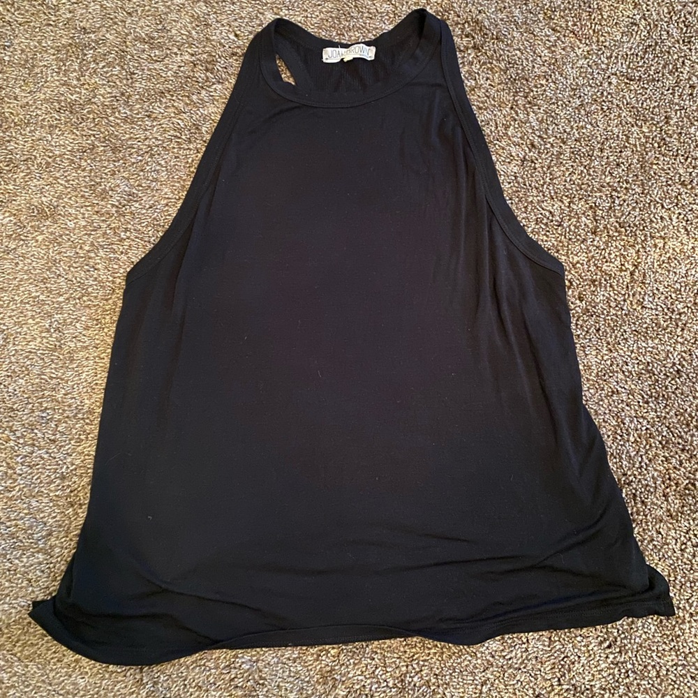 Joah brown, high neck, tank.